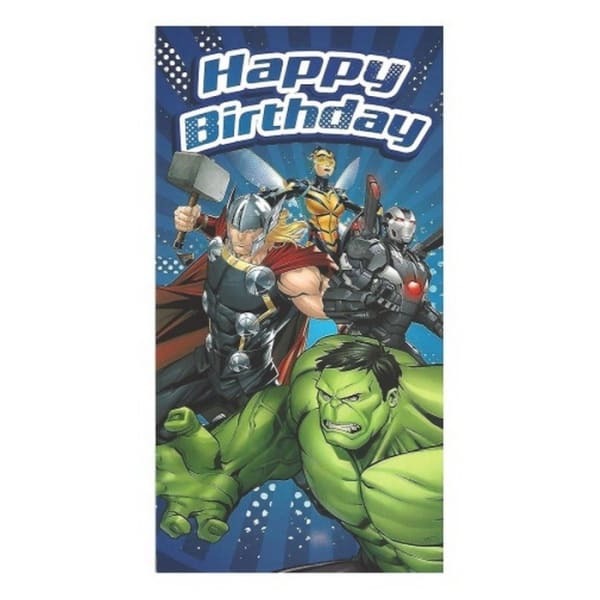 Avengers Die Cut Birthday Gift Bag