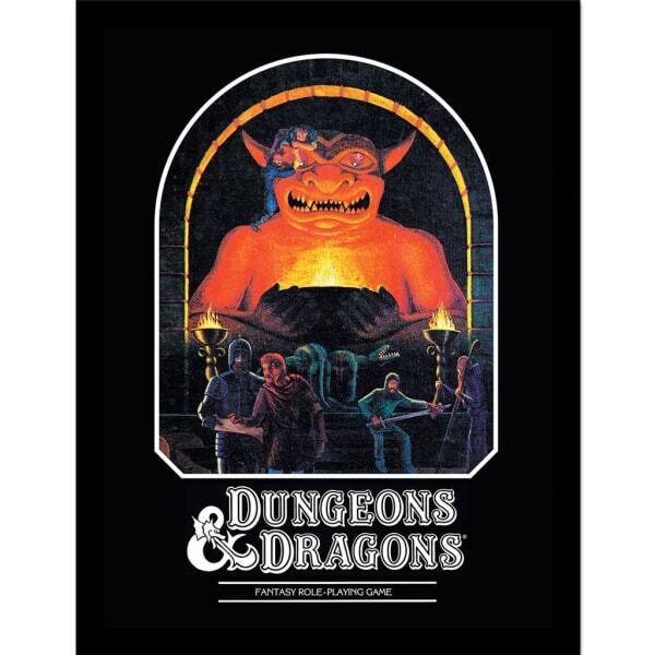 Dungeons & Dragons Monster Framed Poster (40cm x 30cm)