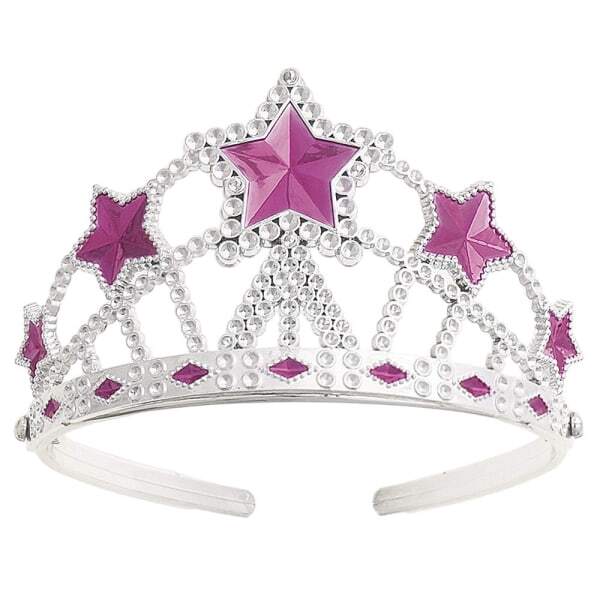 Unique Party Plastic Star Gem Princess Tiara