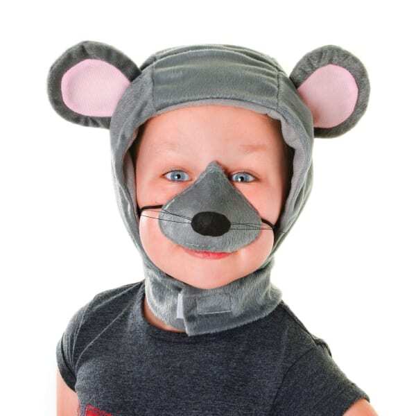 Bristol Novelty Kids Mouse Hood And Nose Accessories Set