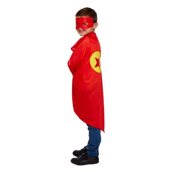 Kids Superhero Mask & Cape Set