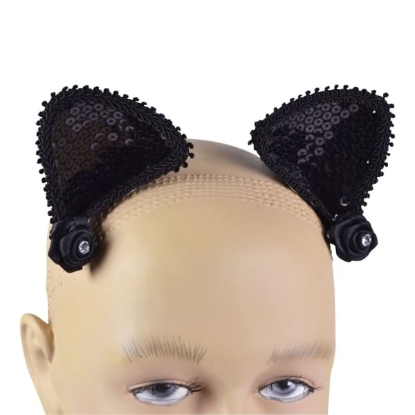 Bristol Novelty Adults Unisex Hair Clip Cat Ears