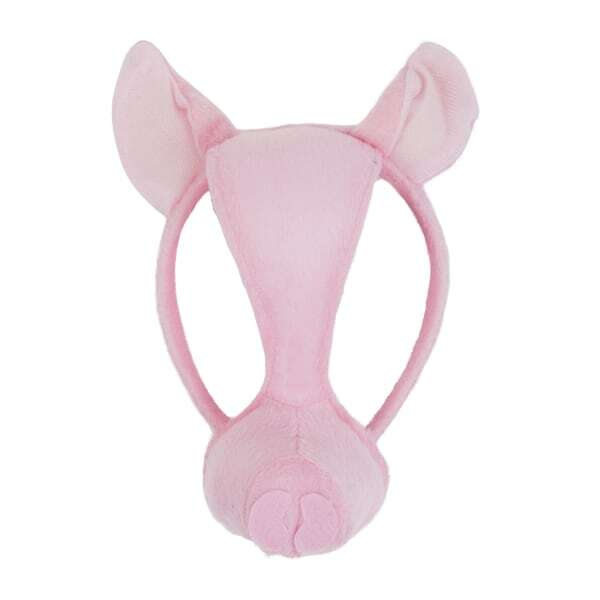 Bristol Novelty Unisex Pig Mask On Headband With Sound