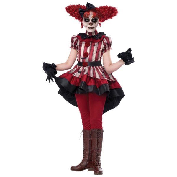 California Costumes Kids Wicked Klown Large