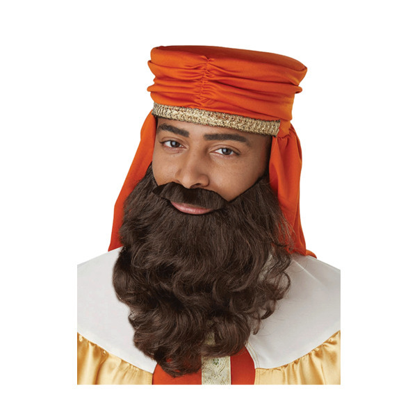 California Costumes Brown Nativity Wise Man Beard