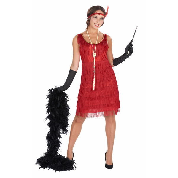 Orion Costumes Adult 20s Red Flapper Large