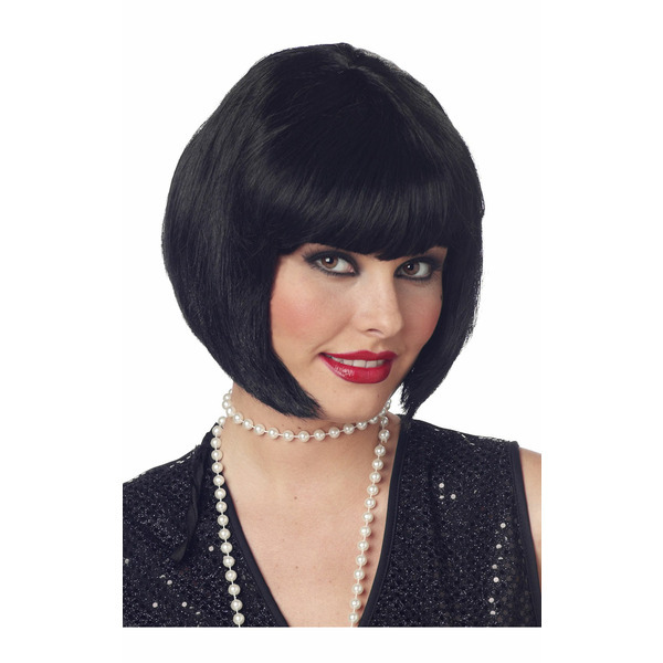 California Costumes Black 1920s Flapper Wig