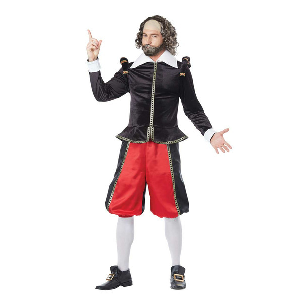 California Costumes Adult William Shakespeare Medium