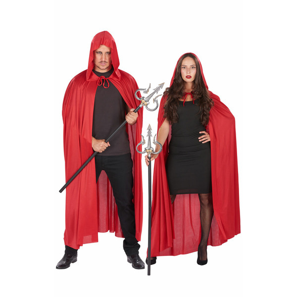 Orion Costumes Unisex Red Hooded Cape Red