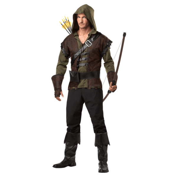 California Costumes Mens Robin Hood Fancy Dress Small