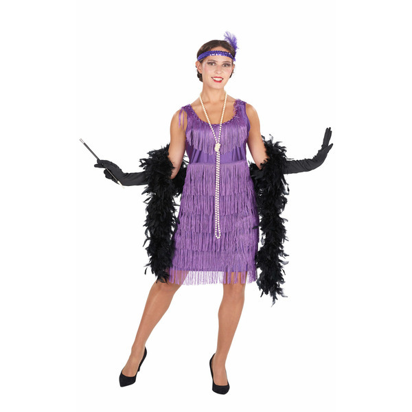 Orion Costumes 1920s Purple Flapper Medium