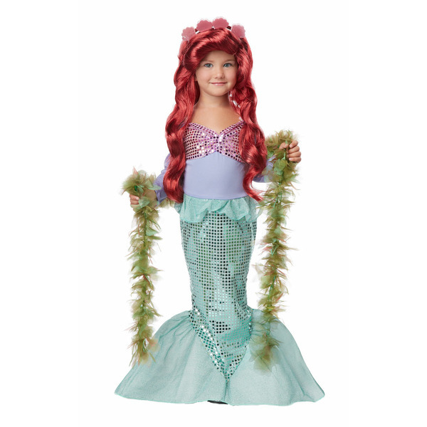 California Costumes Kids Little Mermaid Age 4-6