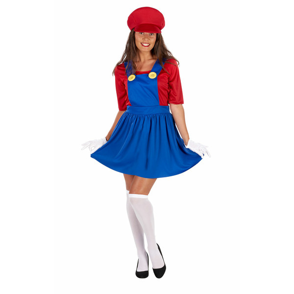 Orion Costumes Womens Red Italian Plumber Dress X-Large