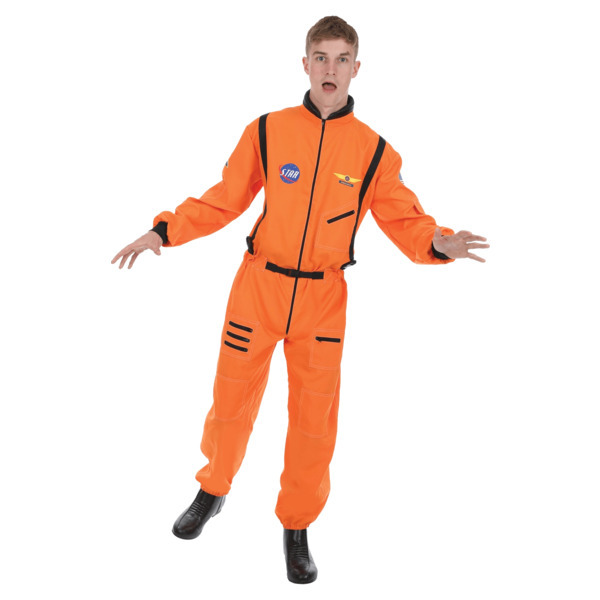 Orion Costumes Mens Orange Astronaut X-Large