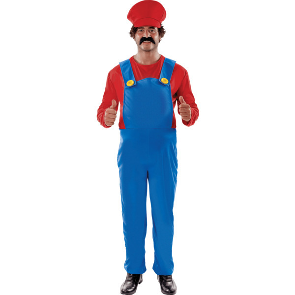 Orion Costumes Plus Size Super Plumber 2XL