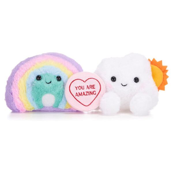 Swizzels Love Hearts Rainbow And Cloud Plush