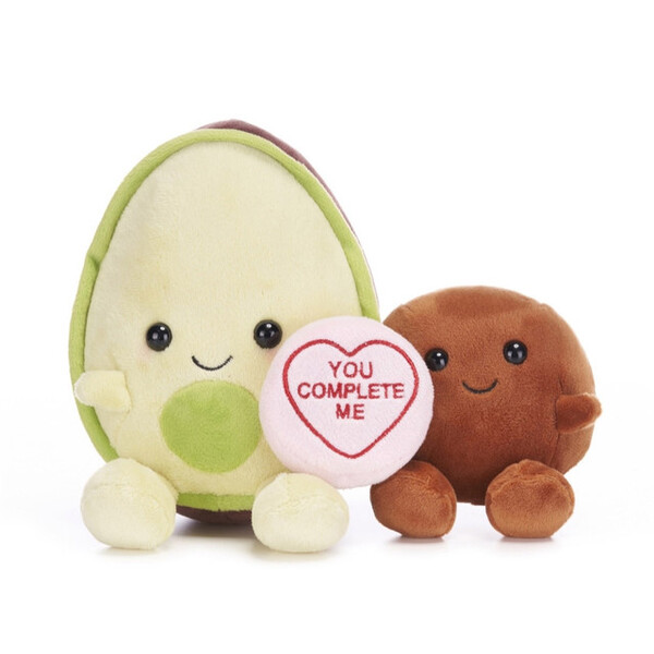 Swizzels Love Hearts Avocado and Stone Plush