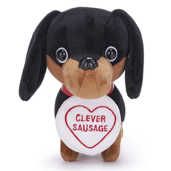 Swizzels Love Hearts Clever Sausage Dog Plush