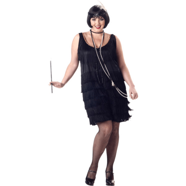 California Costumes 20s Fashion Flapper Costume (Plus Size) Plus 2X