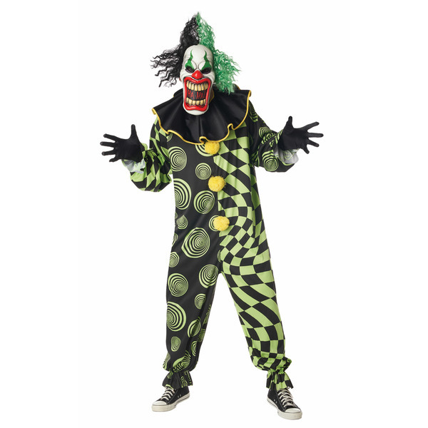 California Costumes Adult Funhouse Freak Scary Clown Plus Size