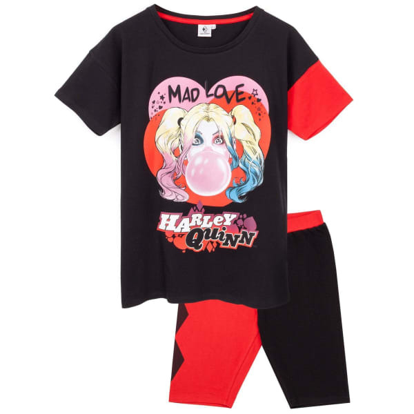 Harley Quinn Womens Mad Love Pyjama Set (L)