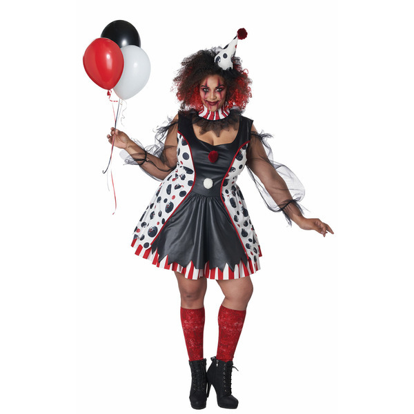 California Costumes Womens Twisted Clown Plus XXL