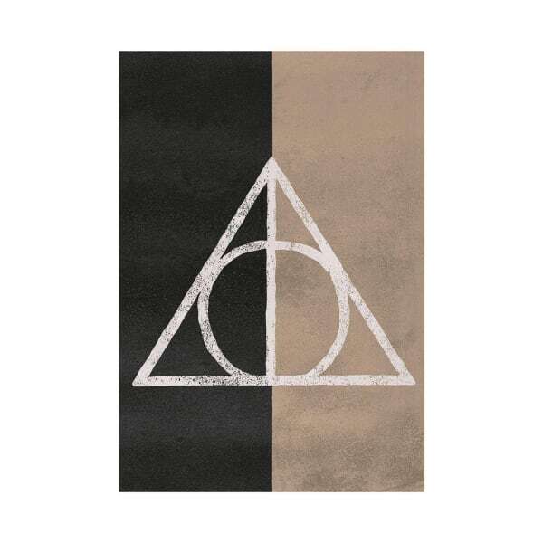 Harry Potter Deathly Hallows Print (80cm x 60cm)