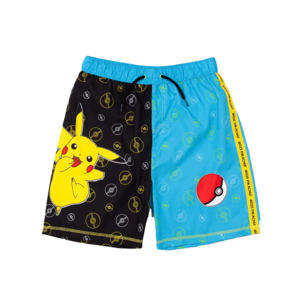 Pokemon Boys Pikachu Pokeball Swim Shorts (10-11 Years)