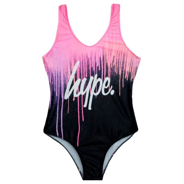 Hype Girls Drips Script One Piece Swimsuit (7-8 Years)