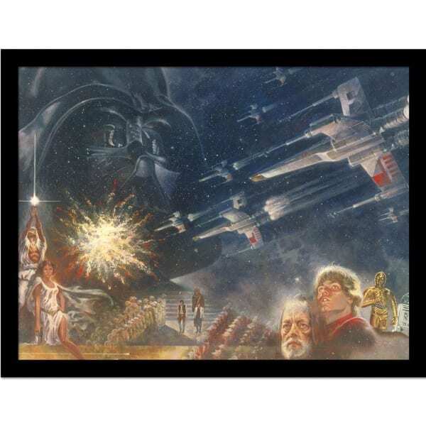 Star Wars A New Hope Scene Framed Poster (40cm x 30cm)