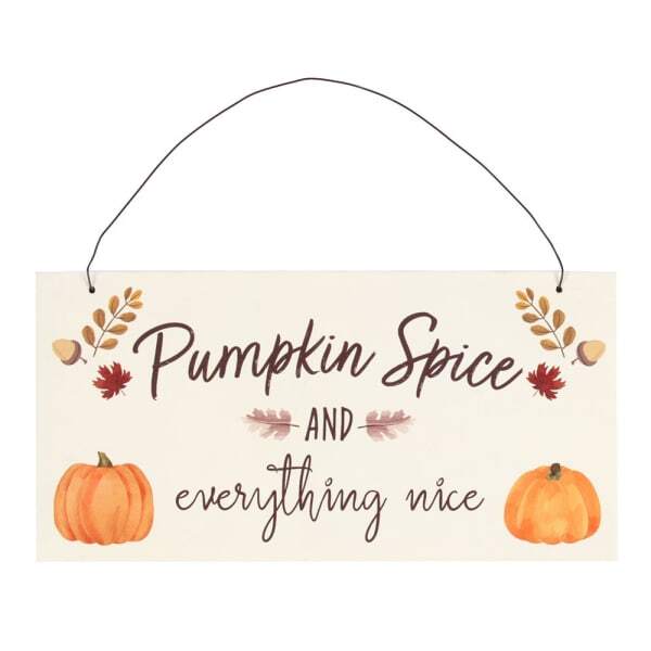 Something Different Pumpkin Spice Hanging Sign