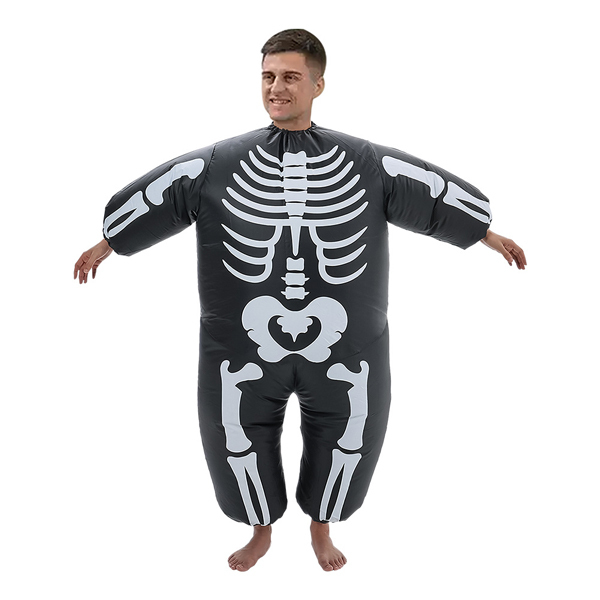 Livingandhome Halloween Skeleton Inflatable Costume