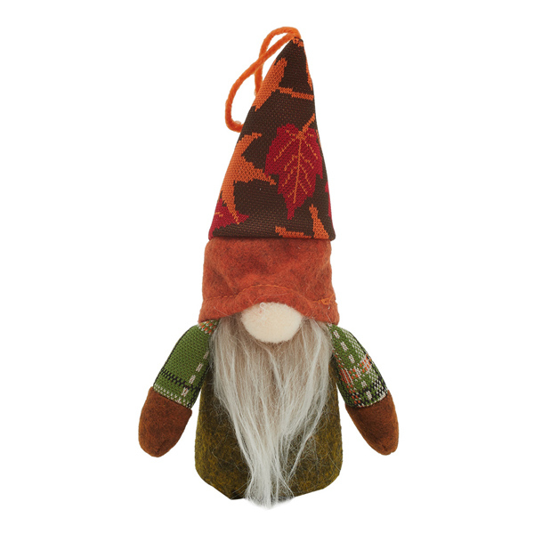 Livingandhome Harvest Maple Gnome Doll With Blact Hat