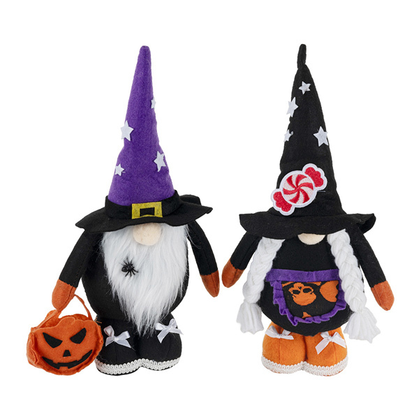 Livingandhome 2 Pack Halloween Faceless Gnome Decor