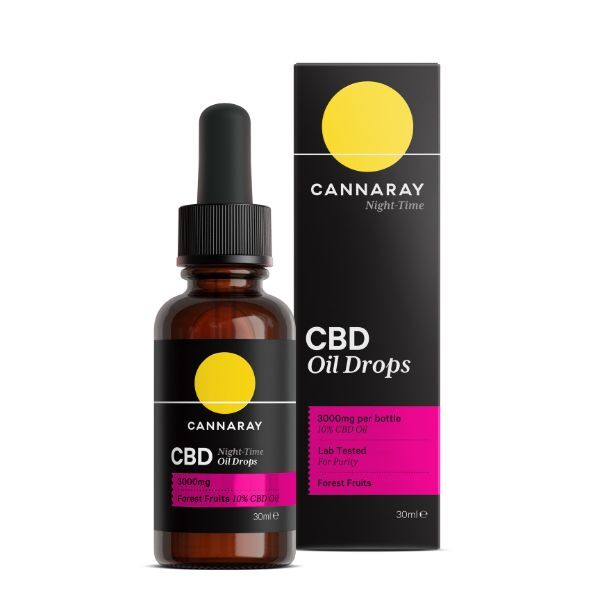 Cannaray Night Time Oil Drops 3000mg 30ml - Forest Fruit