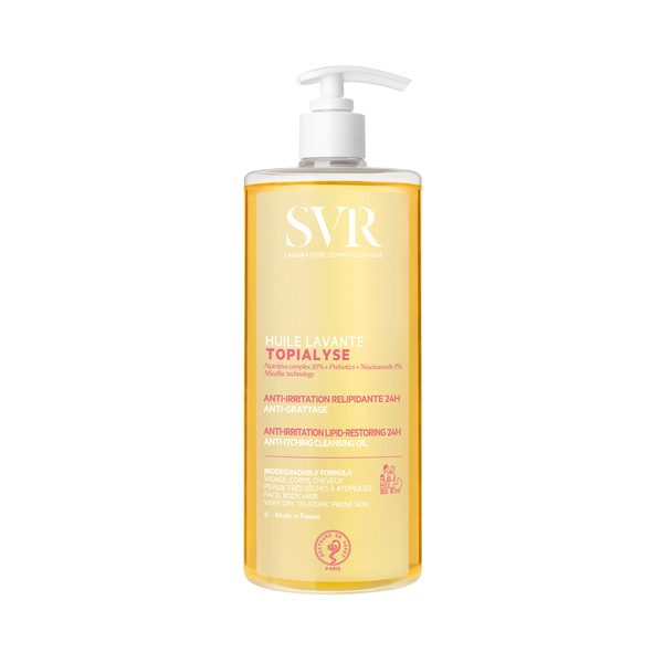 SVR TOPIALYSE Moisturising Face & Body Shower Oil 1L