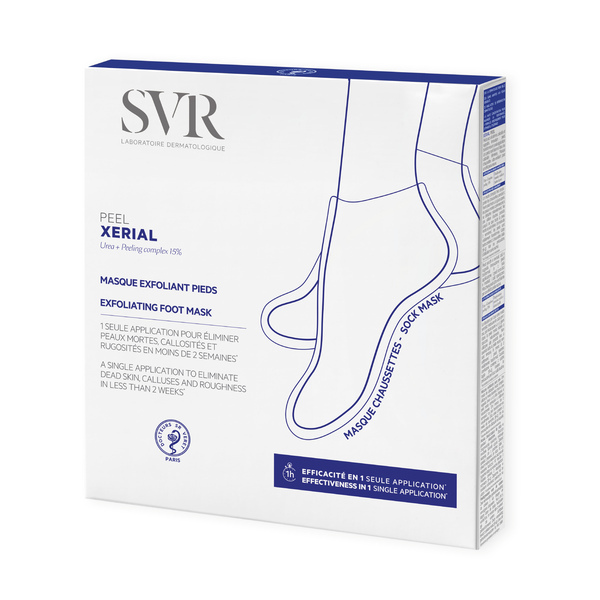 SVR XERIAL PEEL - Foot-Peel Exfoliating Sock-Mask - 1 pair