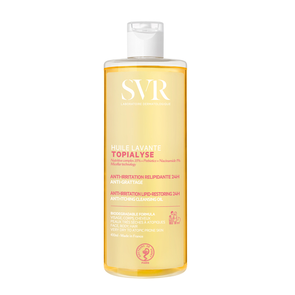 SVR TOPIALYSE Moisturising Face & Body Shower Oil 400ml