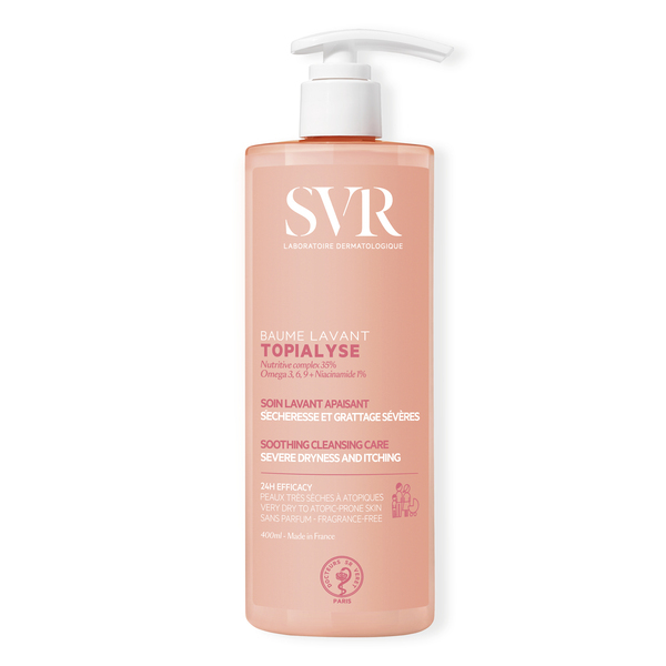 SVR TOPIALYSE 24hr Nourishing Creamy Face & Body Wash 400ml