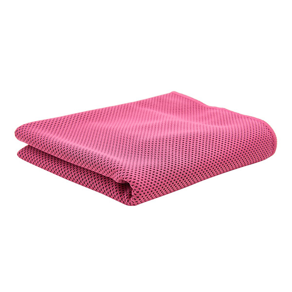 Livingandhome Quick Dry Towel - Rose Red