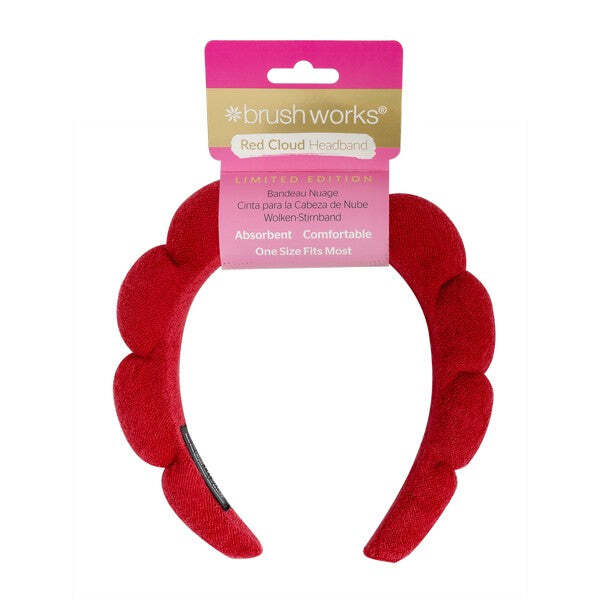 Brushworks Limited Edition Cloud Headband (Red)