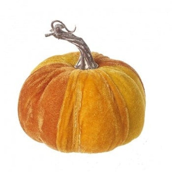 Heaven Sends Halloween Orange Novelty Velvet Pumpkin