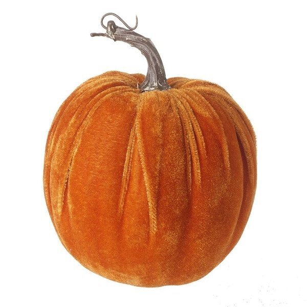 Heaven Sends Halloween Velvet Orange Pumpkin Halloween