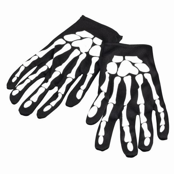 Bristol Novelty Adults Skeleton Gloves