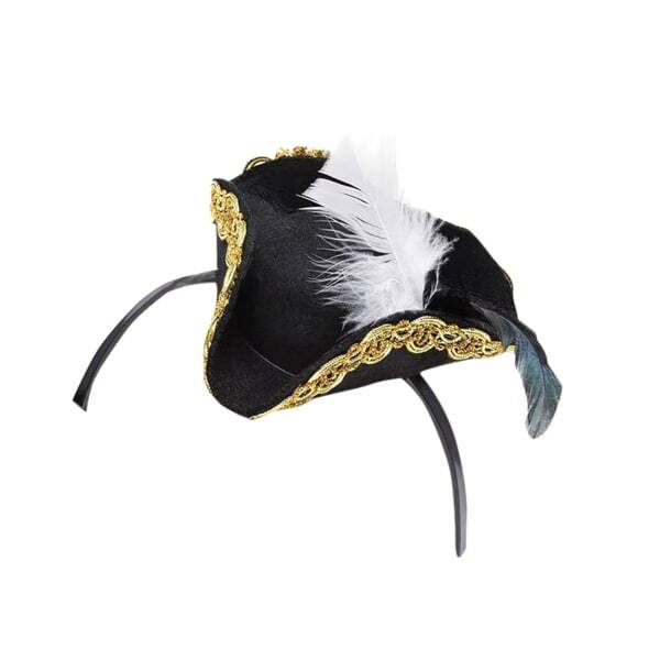 Bristol Novelty Unisex Mini Pirate Hat On Headband