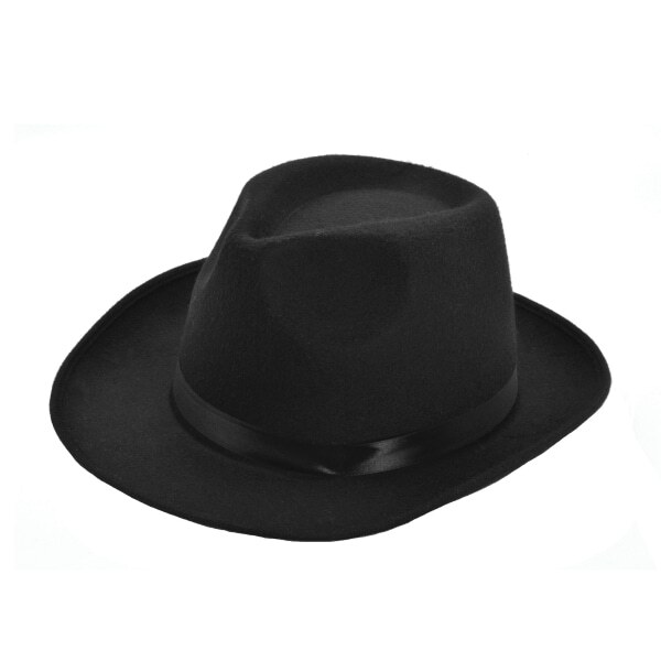 Bristol Novelty Adults Felt Wool Gangster Hat