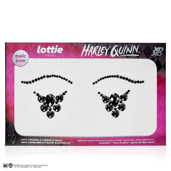 Lottie London x Harley Quinn Toxic Love Face & Body Gems