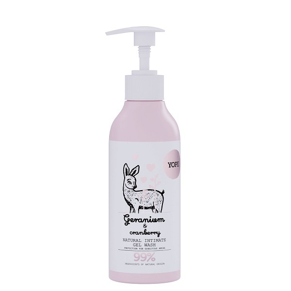 Yope Geranium and Cranberry Intimate Wash 300ml