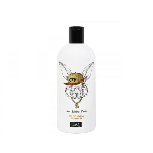 LaQ Wash gel & shampoo 2in1 BUNNY - woody-spicy scent 300ml