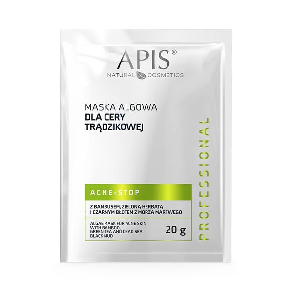 APIS Algae Mask for Acne Skin with Bamboo & Green tea 20g